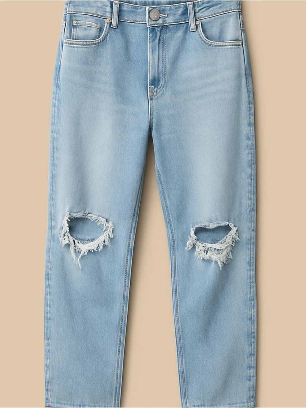 Citizens Of Humanity Light Wash Distressed Boyfriend Jeans